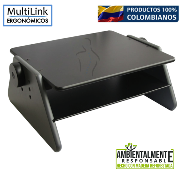 Mesa graduable a 3 alturas para computador (0962 Artecma)