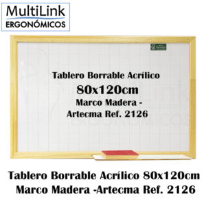 Tablero en Acrílco Artecma con Marco en Madera. / R-2123 / 40 x 60cm